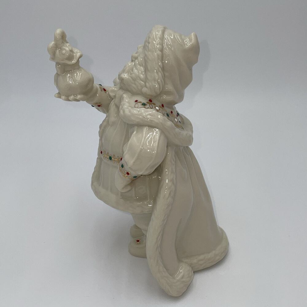 Lenox China Jewels Santa Bearing Gifts Figurine Eighth in Series VERY GOOD COND - Picture 6 of 13